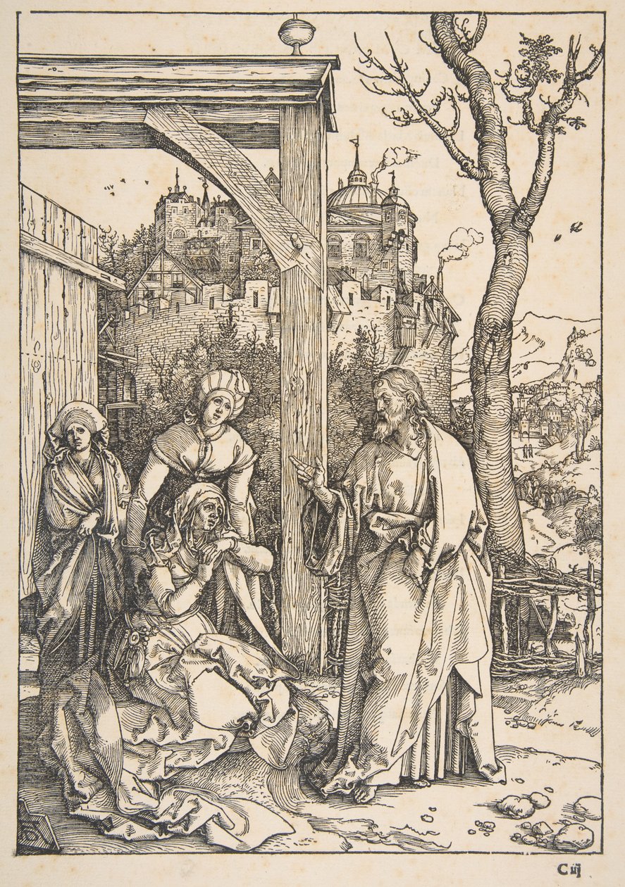 Kristus tager afsked med sin mor, fra »Jomfruens liv« af Albrecht Dürer