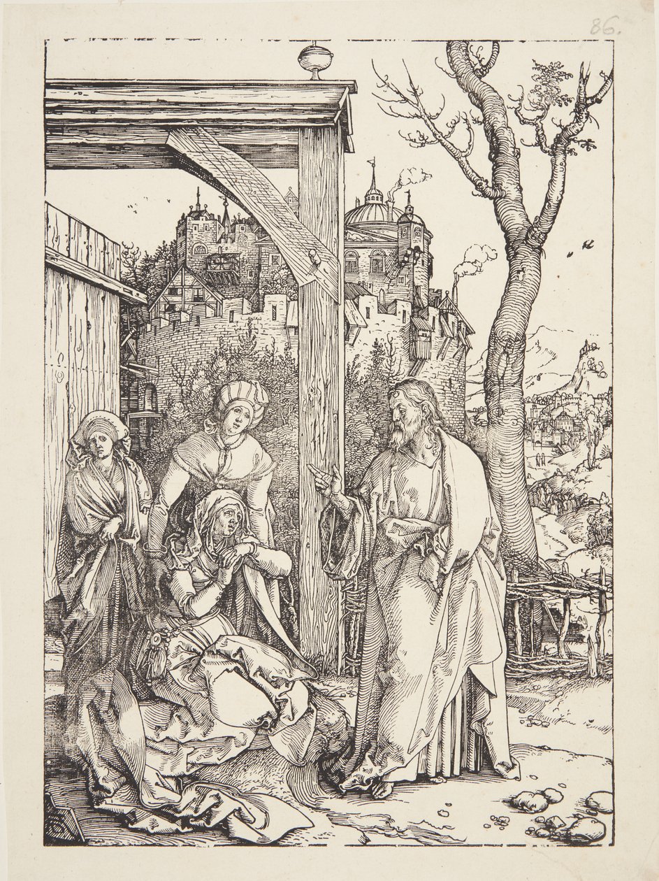 Kristus tager afsked med sin mor af Albrecht Dürer