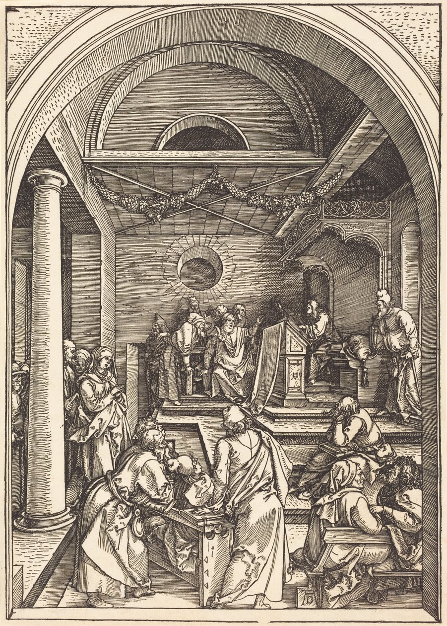 Kristus blandt de skriftkloge af Albrecht Dürer