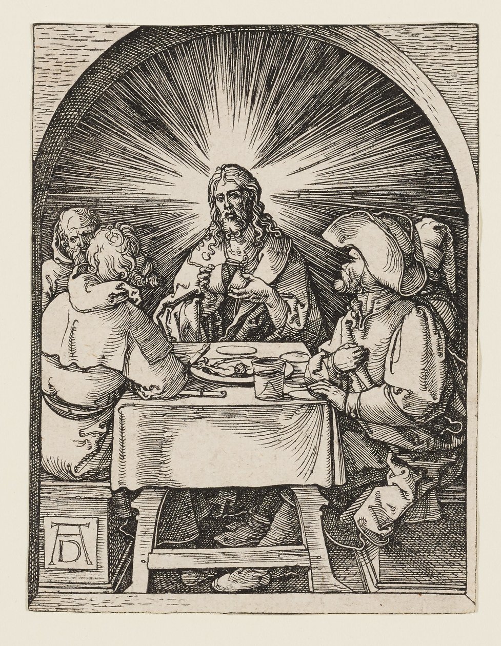 Kristus i Emmaus af Albrecht Dürer
