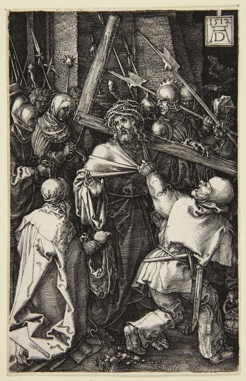 Kristus bærer korset (serien Den graverede passion) af Albrecht Dürer