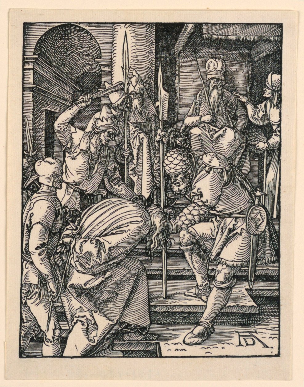 Kristus før Annas, fra The Little Passion Series af Albrecht Dürer