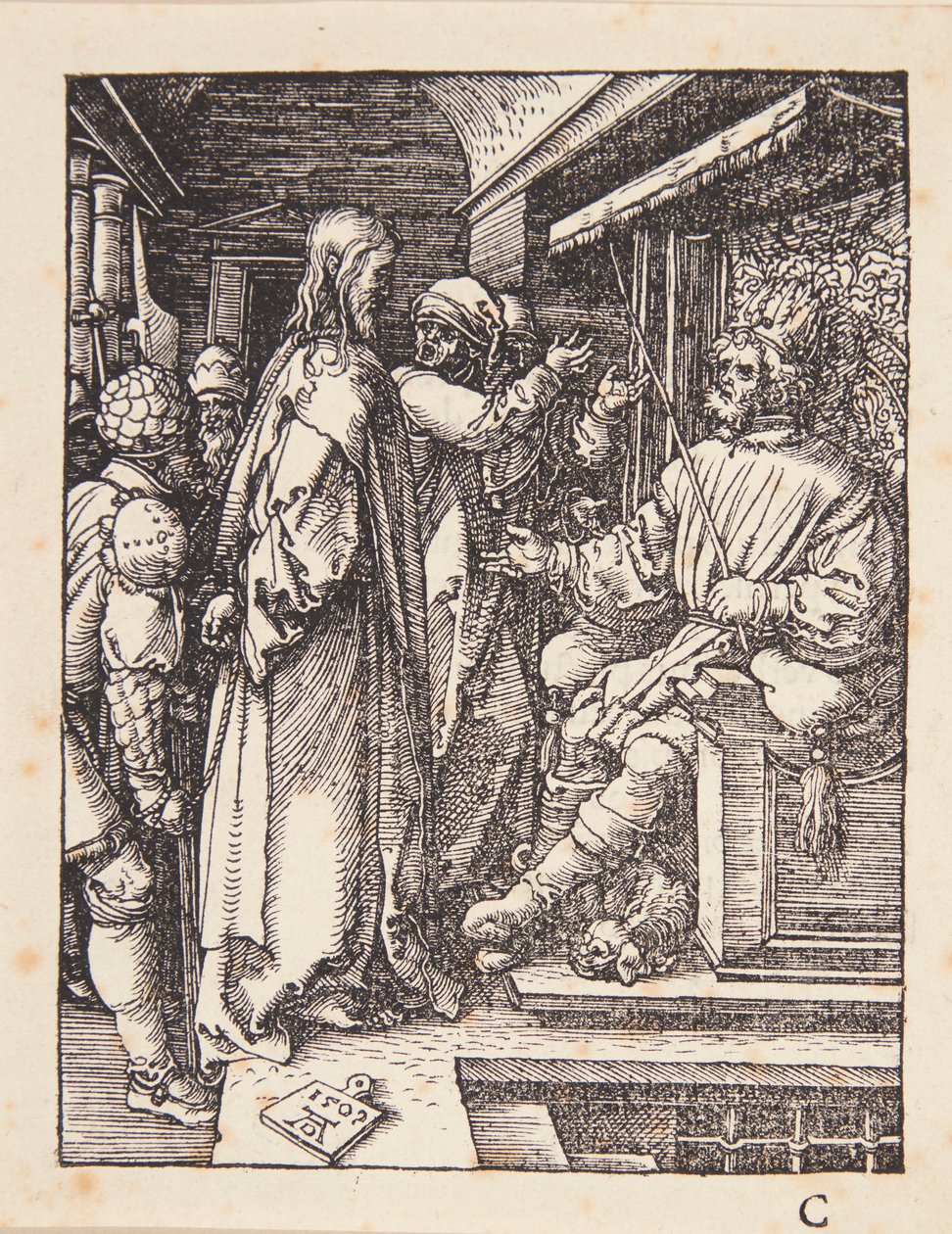 Kristus foran Herodes af Albrecht Dürer