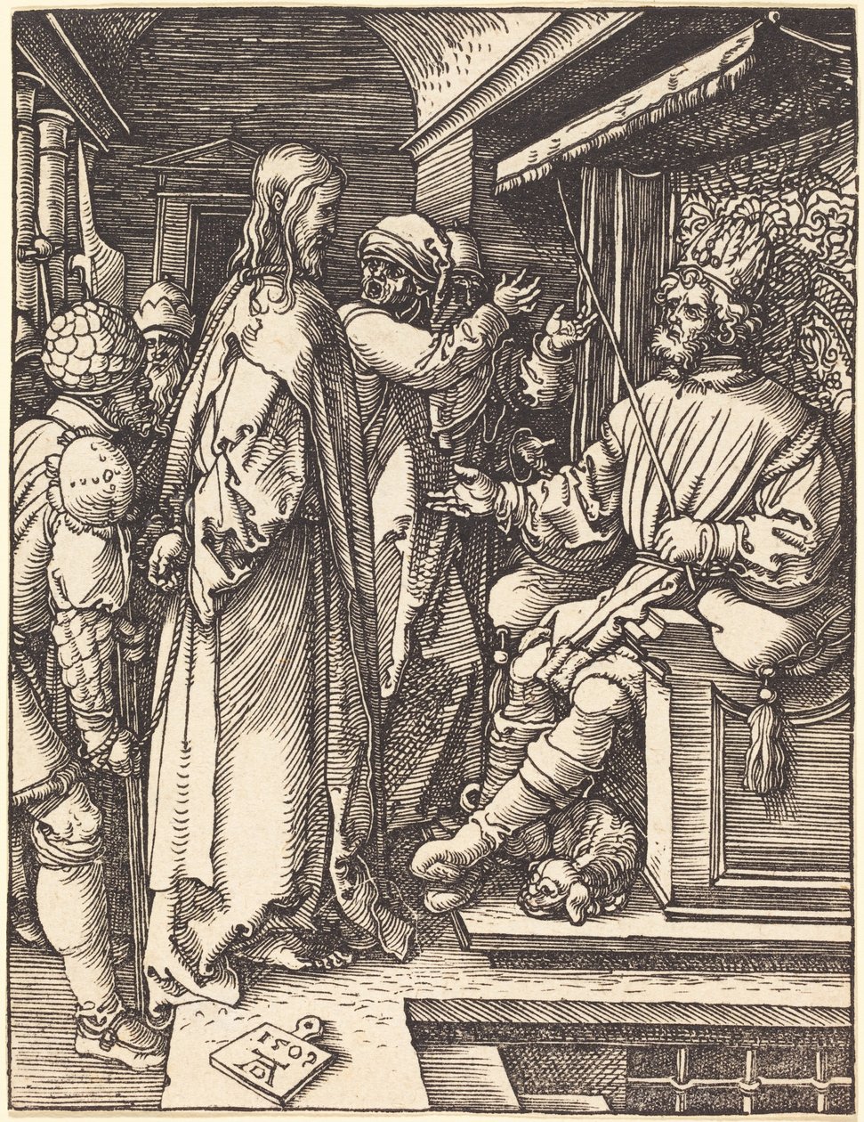 Kristus foran Herodes af Albrecht Dürer