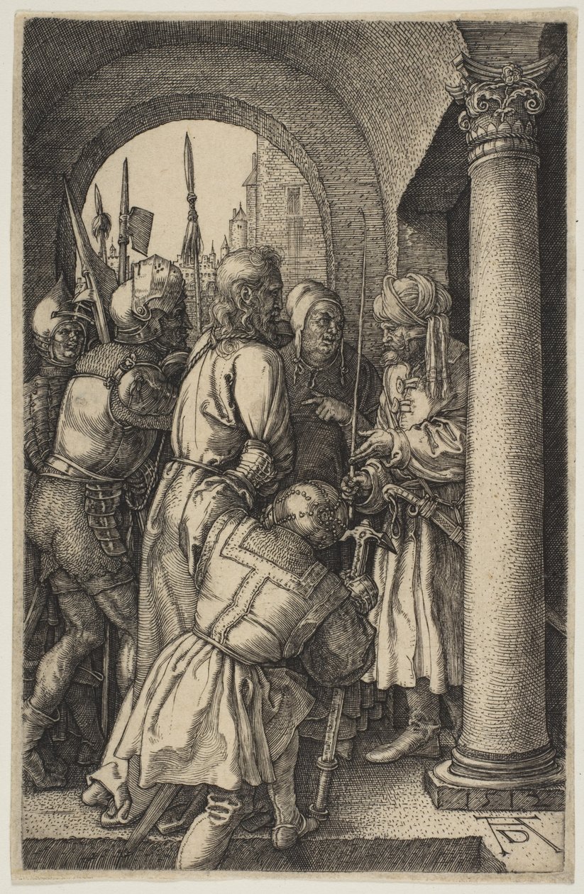 Kristus foran Pilatus, fra „Passionen“ af Albrecht Dürer