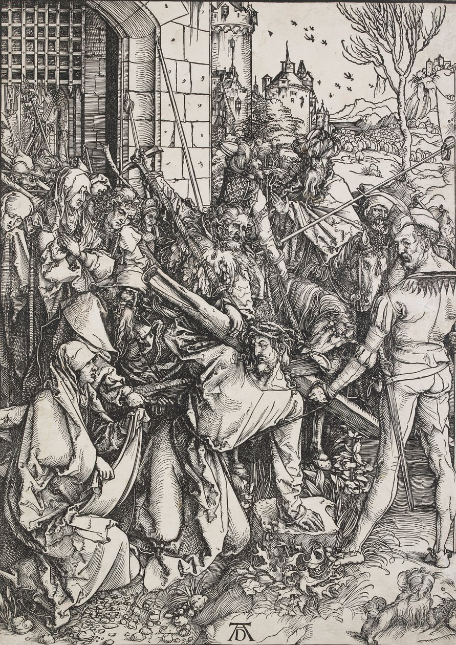 Kristus bærer korset, 1498-1499 af Albrecht Dürer
