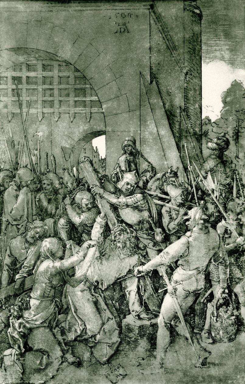 Kristus falder under korset af Albrecht Dürer