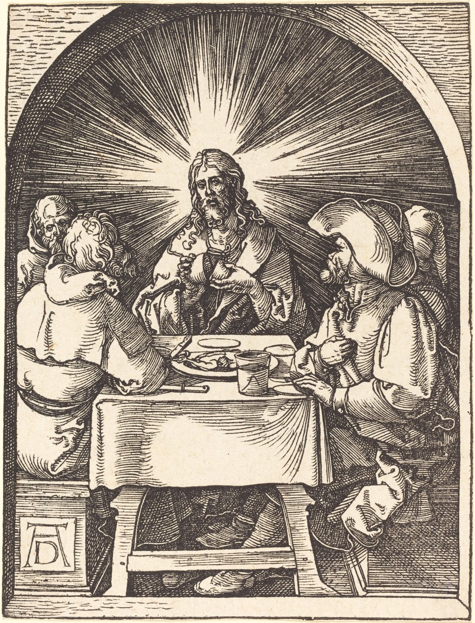 Kristus i Emmaus af Albrecht Dürer