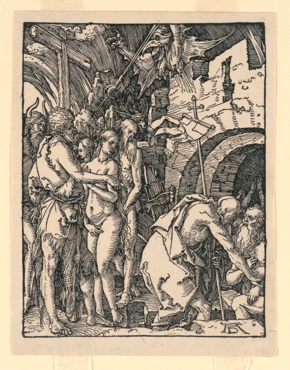 Christ in Limbo (Harrowing of Hell), fra The Little Passion Series af Albrecht Dürer