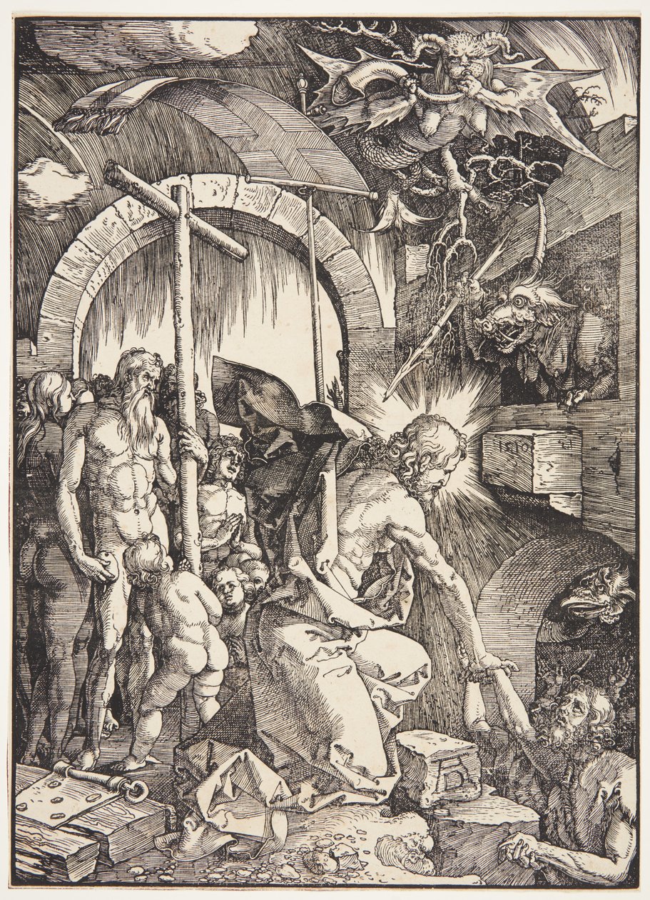 Kristus i Limbo af Albrecht Dürer