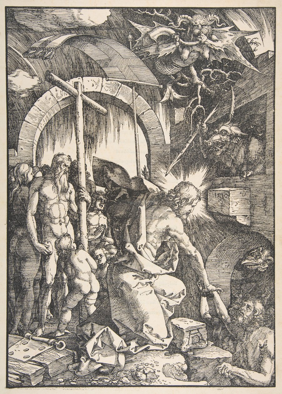 Kristus i dødsriget, fra "Den store passion" af Albrecht Dürer