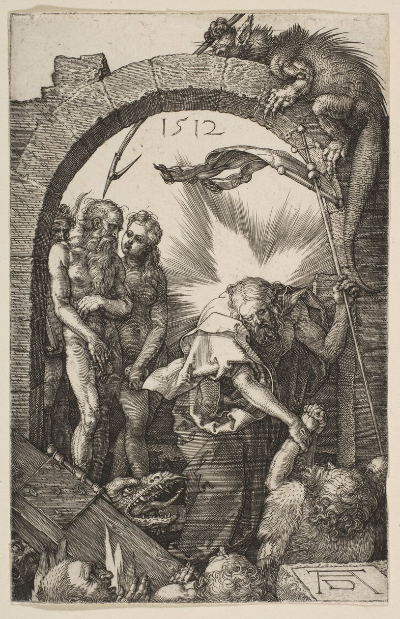 Kristus i limbo, fra The Passion, 1512. af Albrecht Dürer
