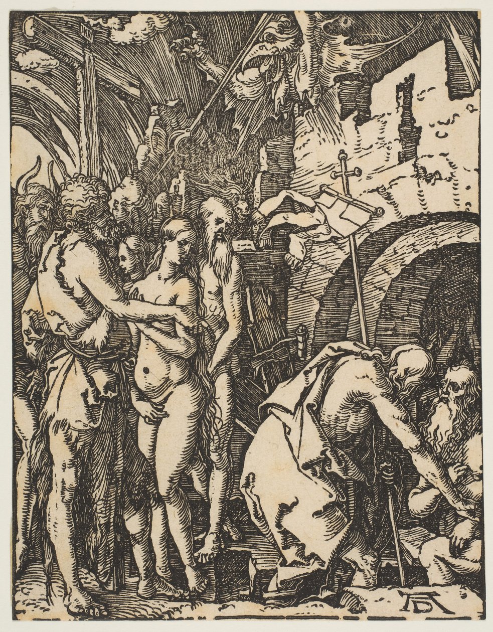Kristus i limbo, fra Den lille lidenskab, ca. 1509. af Albrecht Dürer