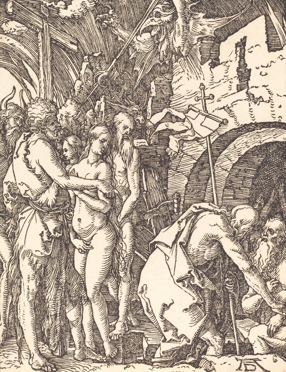 Kristus i Limbo, sandsynligvis ca. 15091510. af Albrecht Dürer