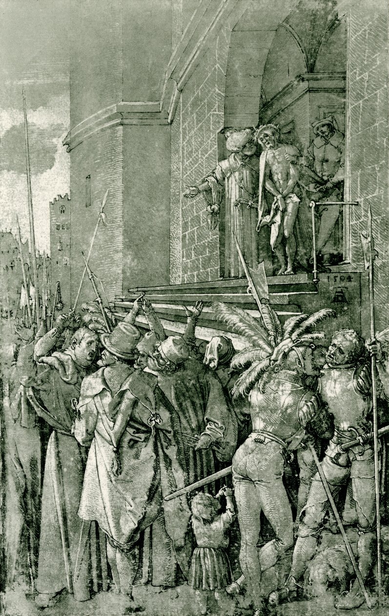 Kristus bliver vist for folket af Albrecht Dürer