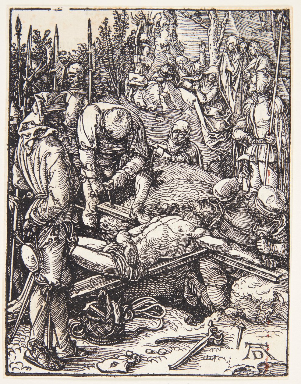 Kristus naglet til korset af Albrecht Dürer