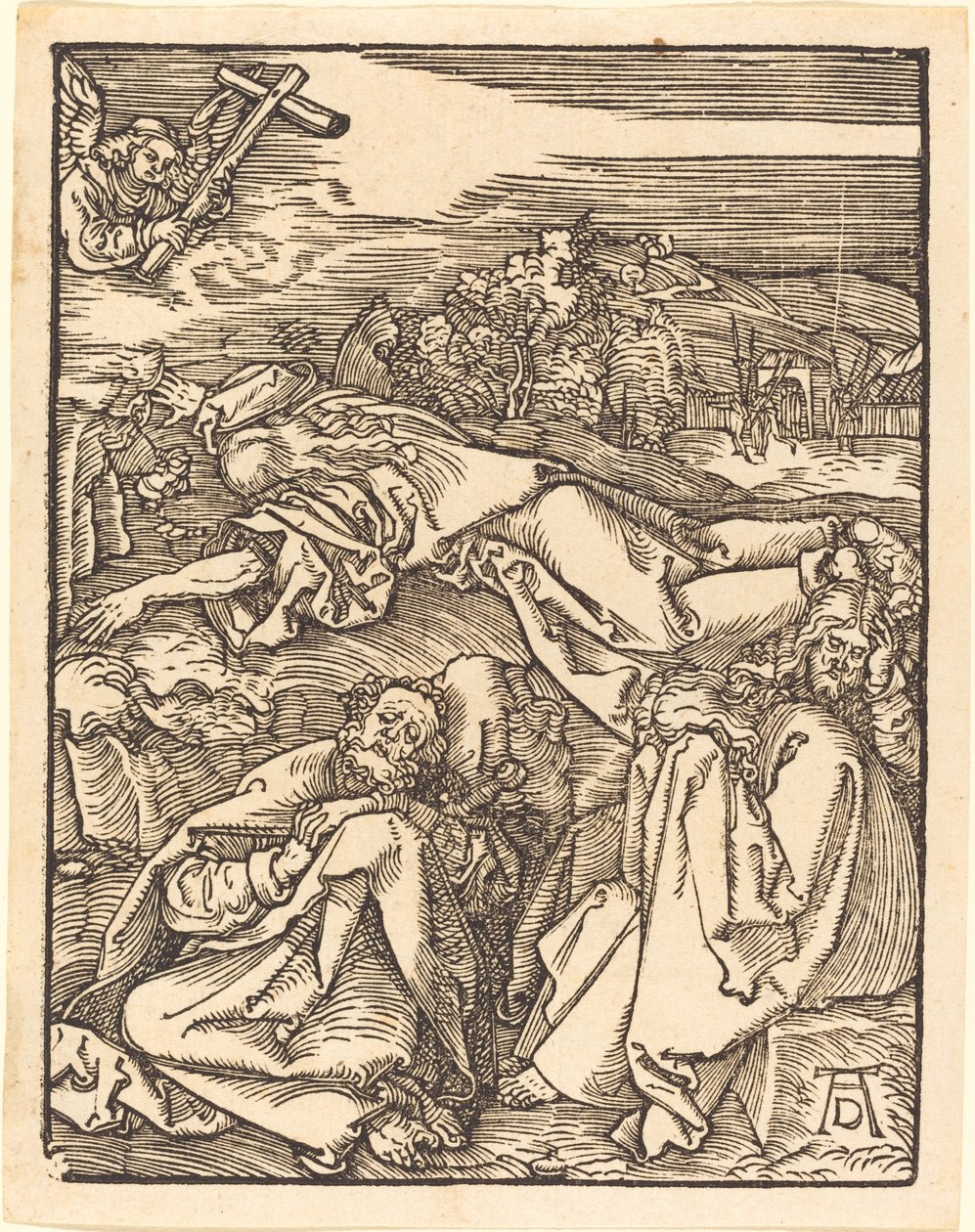Kristus på Oliebjerget af Albrecht Dürer