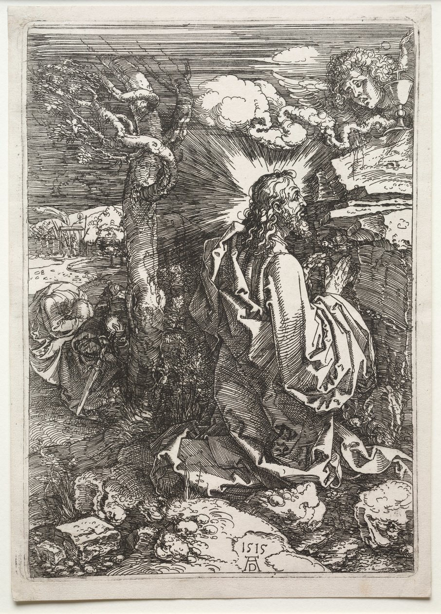 Kristus på Oliebjerget af Albrecht Dürer