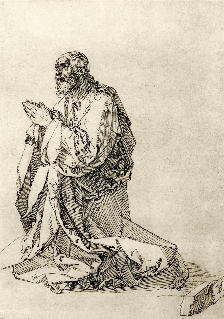 Kristus på Oliebjerget af Albrecht Dürer
