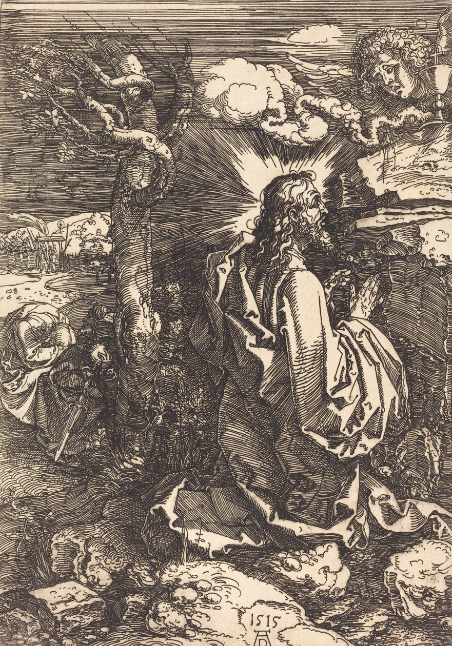Kristus på Oliebjerget, 1515. af Albrecht Dürer