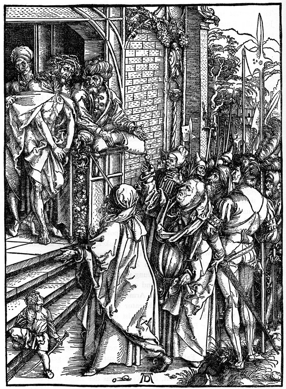 Kristus præsenteret for folket, 1498, 1936 af Albrecht Dürer