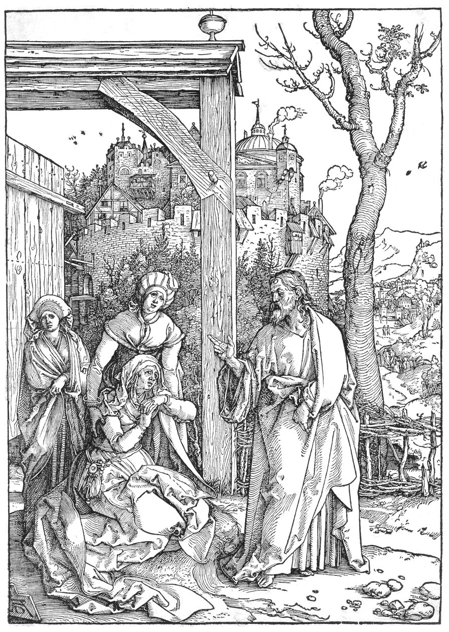 Kristus tager afsked med sin mor af Albrecht Dürer