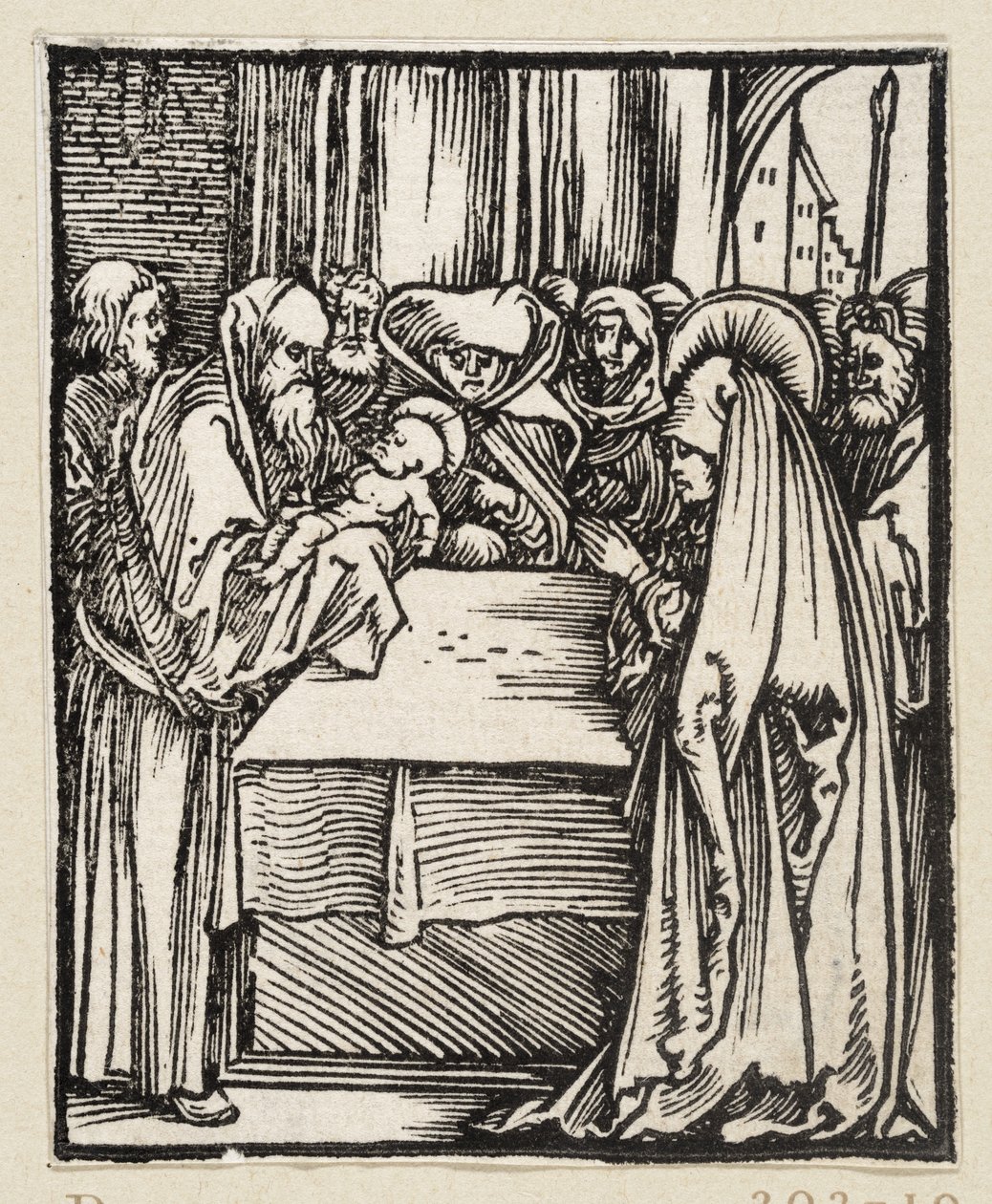 Kristi fremstilling i templet (43 religiøse temaer) af Albrecht Dürer