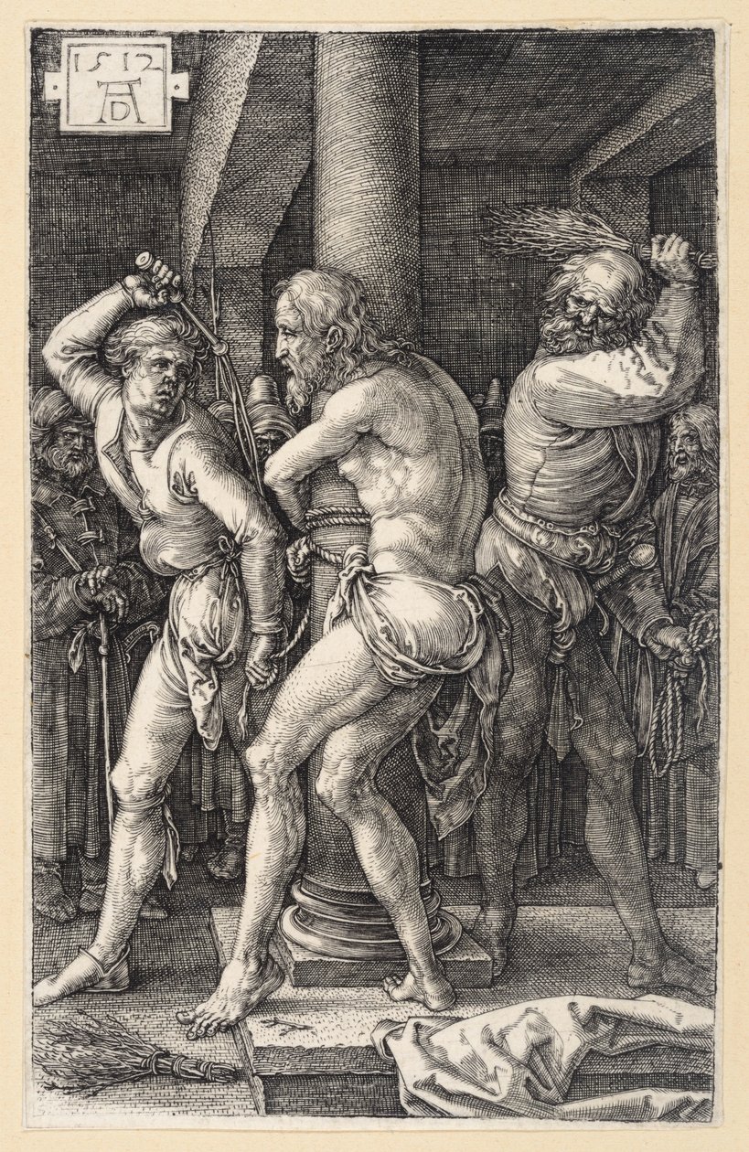 Kristi piskning (Kobberstikspassionen) af Albrecht Dürer