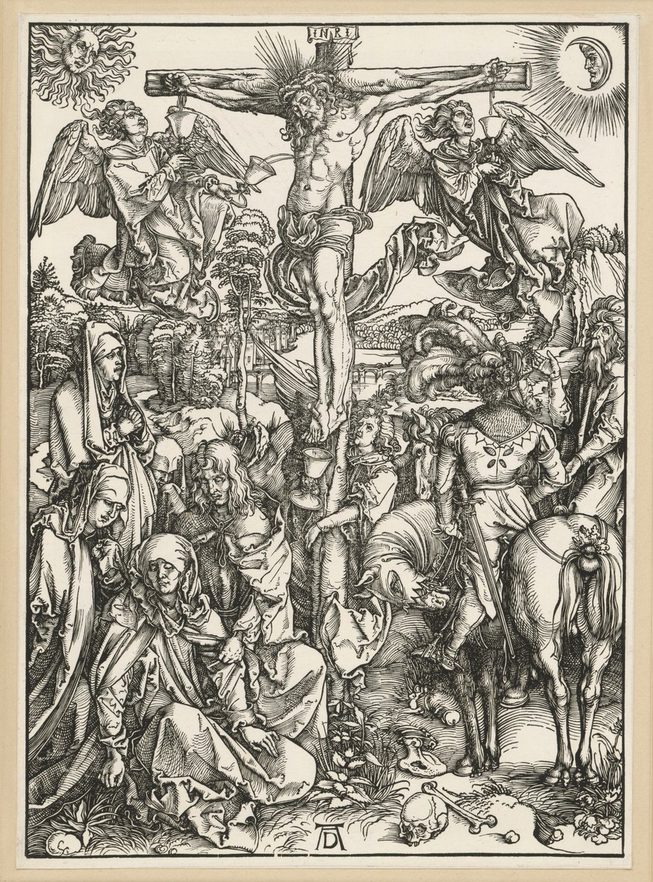 Kristi korsfæstelse (Den store passionshistorie) af Albrecht Dürer