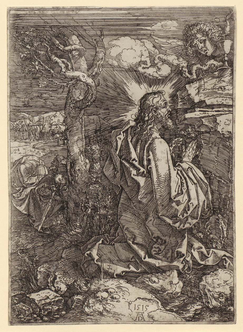 Kristus på Oliebjerget af Albrecht Dürer