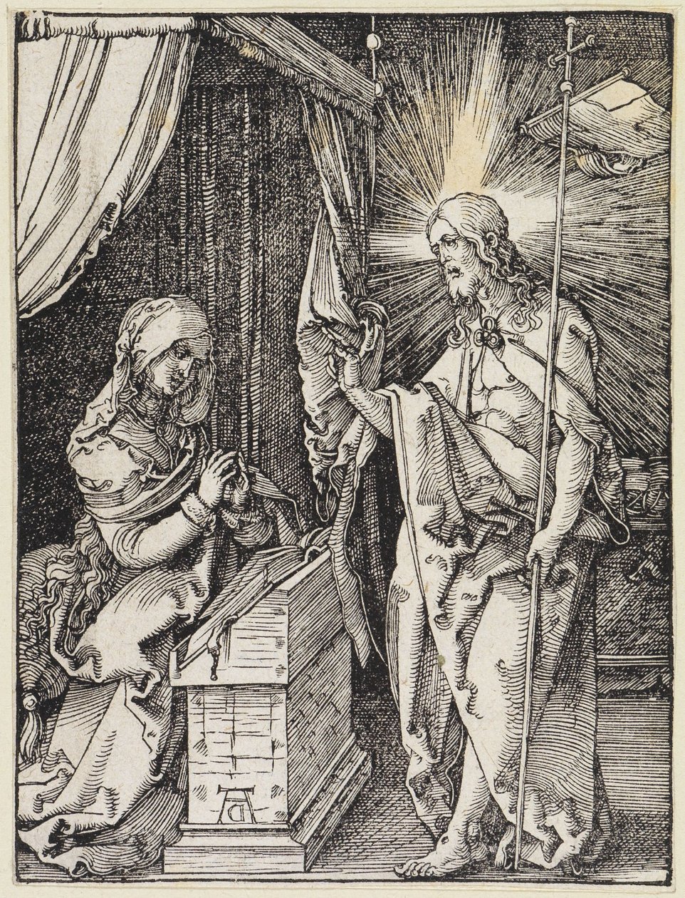 Kristus viser sig for sin mor af Albrecht Dürer