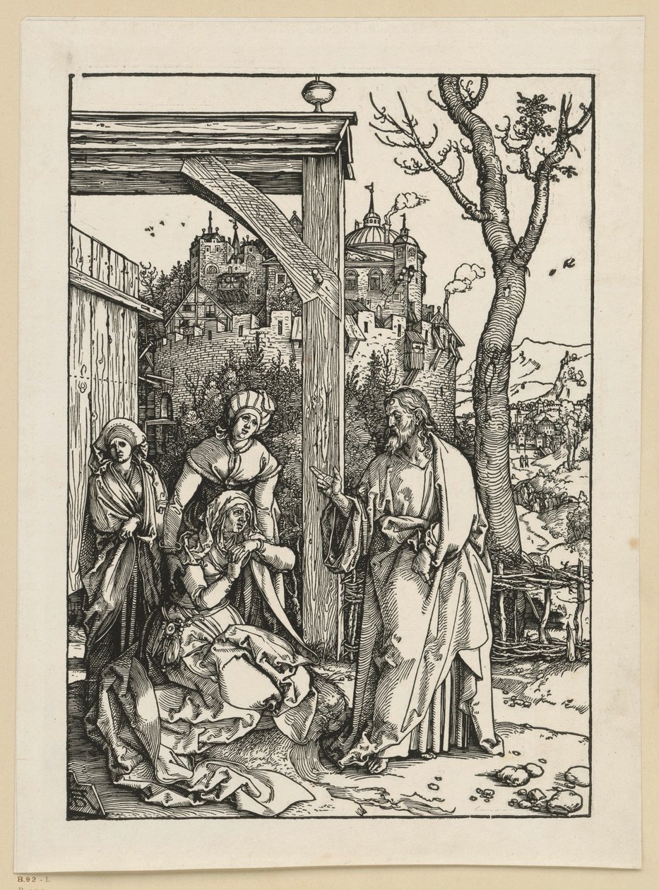 Kristus tager afsked med sin mor (Marias liv) af Albrecht Dürer