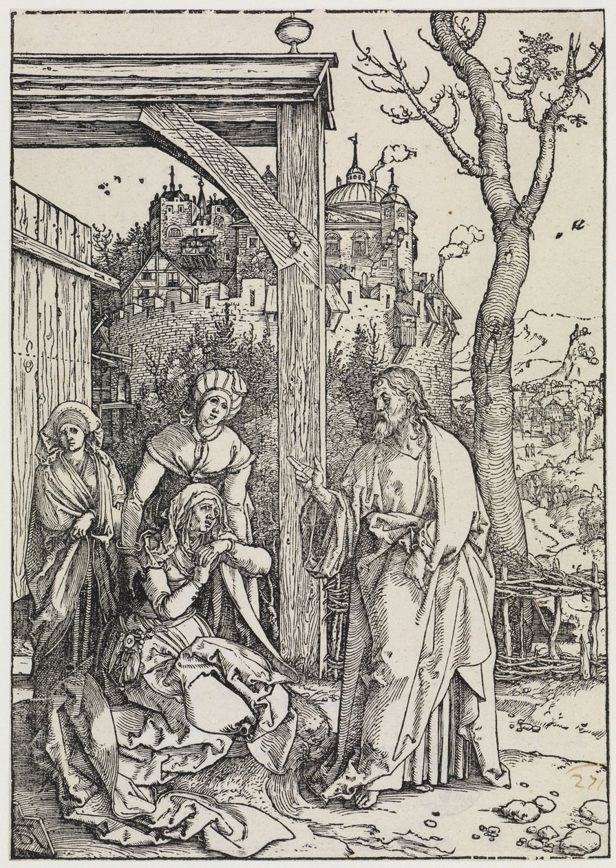 Kristus tager afsked med sin mor af Albrecht Dürer