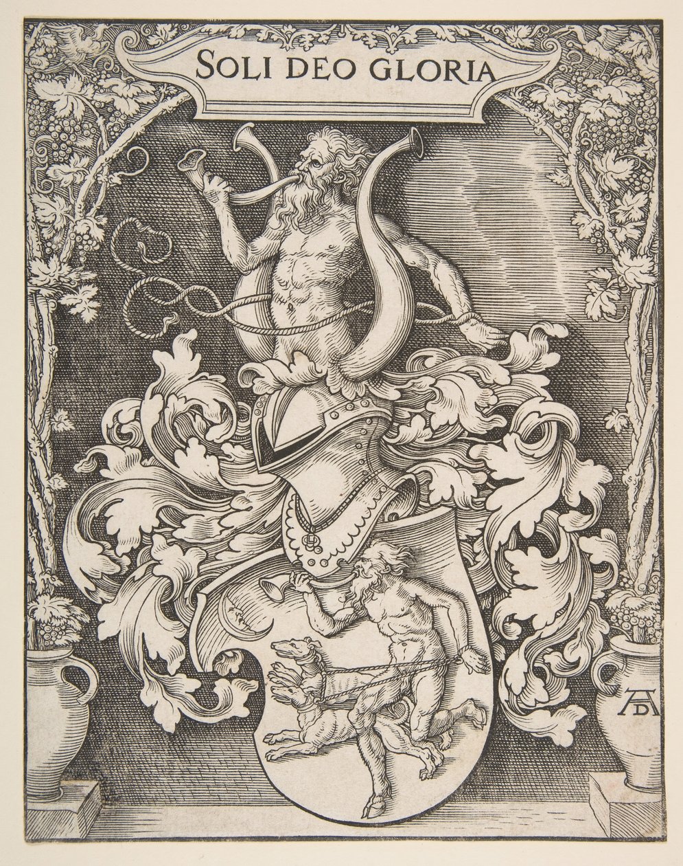 Våbenskjold af Johann Tscherte.n.d. af Albrecht Dürer