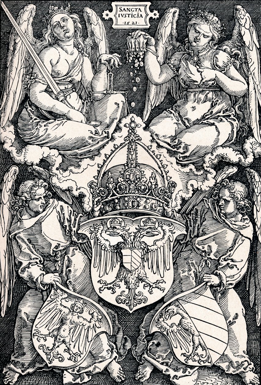 Våbenskjold fra byen Nürnberg, 1521 1906. af Albrecht Dürer