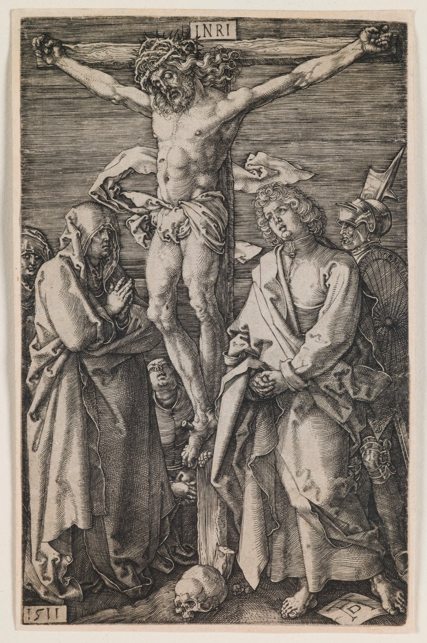 Crucifixion, fra serien "The Engraved Passion" af Albrecht Dürer