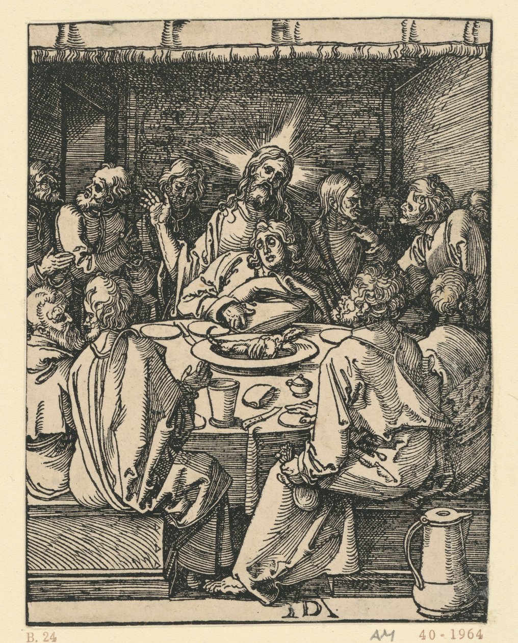 Den sidste nadver (Den lille passionshistorie) af Albrecht Dürer
