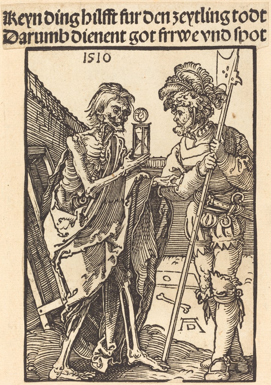 Døden og Lansquenet af Albrecht Dürer