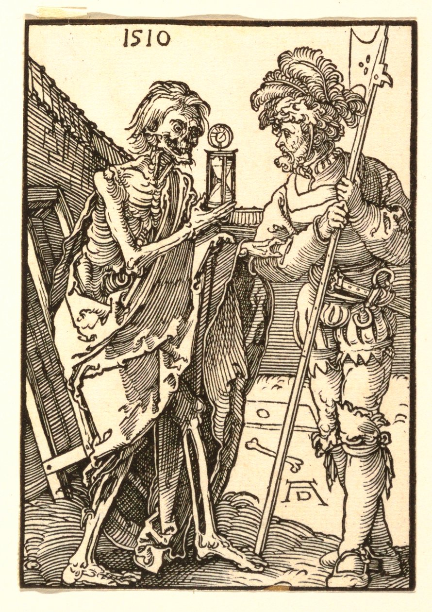 Døden og Lansquenet af Albrecht Dürer