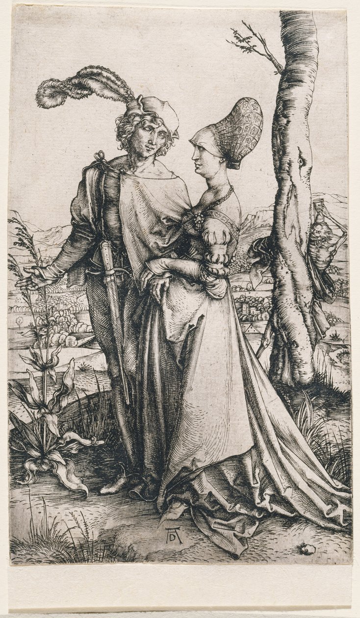 Døden og de elskende af Albrecht Dürer