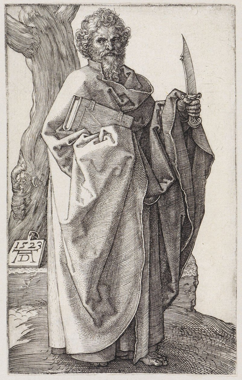 Apostlen Bartholomæus af Albrecht Dürer