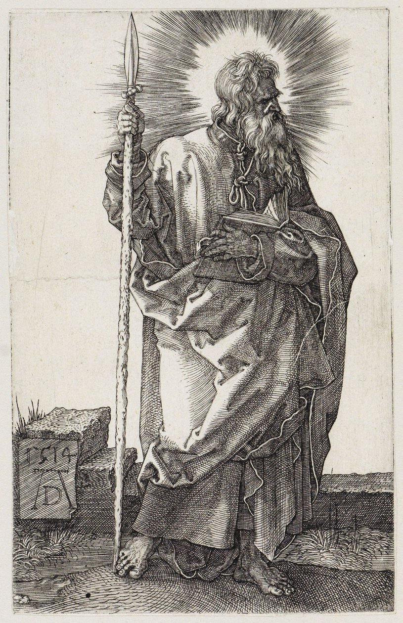 Apostlen Thomas af Albrecht Dürer