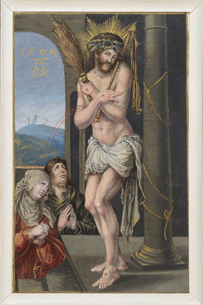 Den lidende mand ved piskesøjlen af Albrecht Dürer