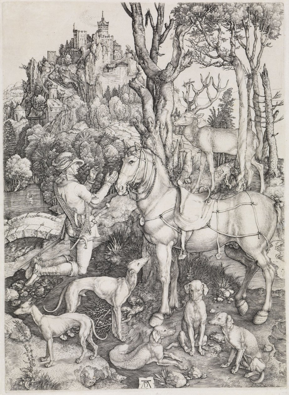 Sankt Eustachius af Albrecht Dürer