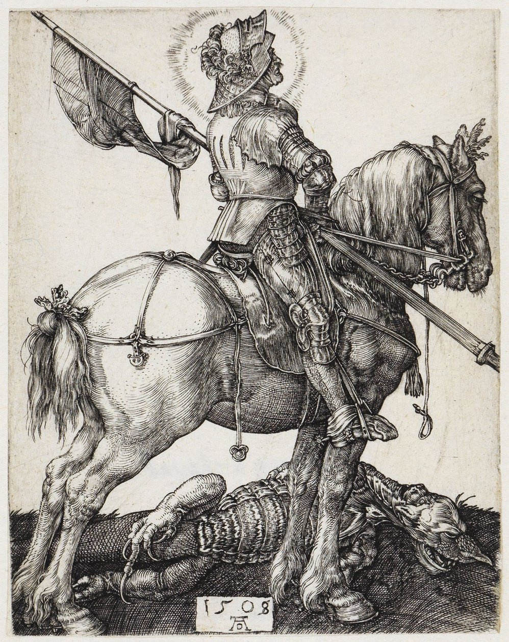 Sankt Georg til hest af Albrecht Dürer