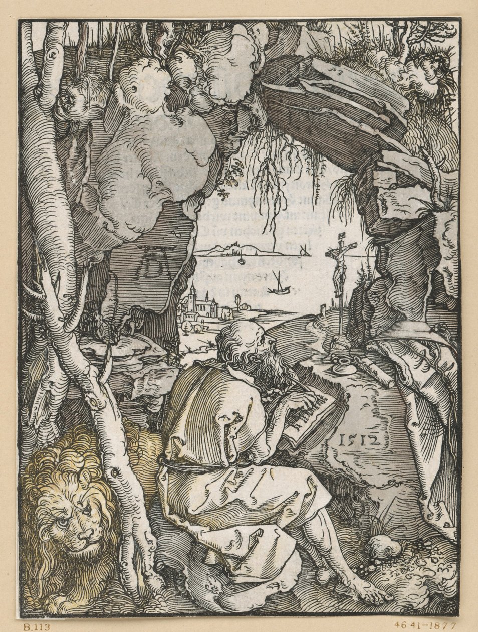 Sankt Hieronymus i klippegrotten af Albrecht Dürer