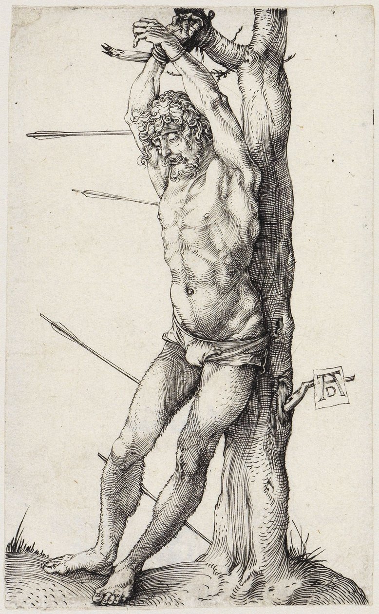 Den hellige Sebastian ved Baume af Albrecht Dürer