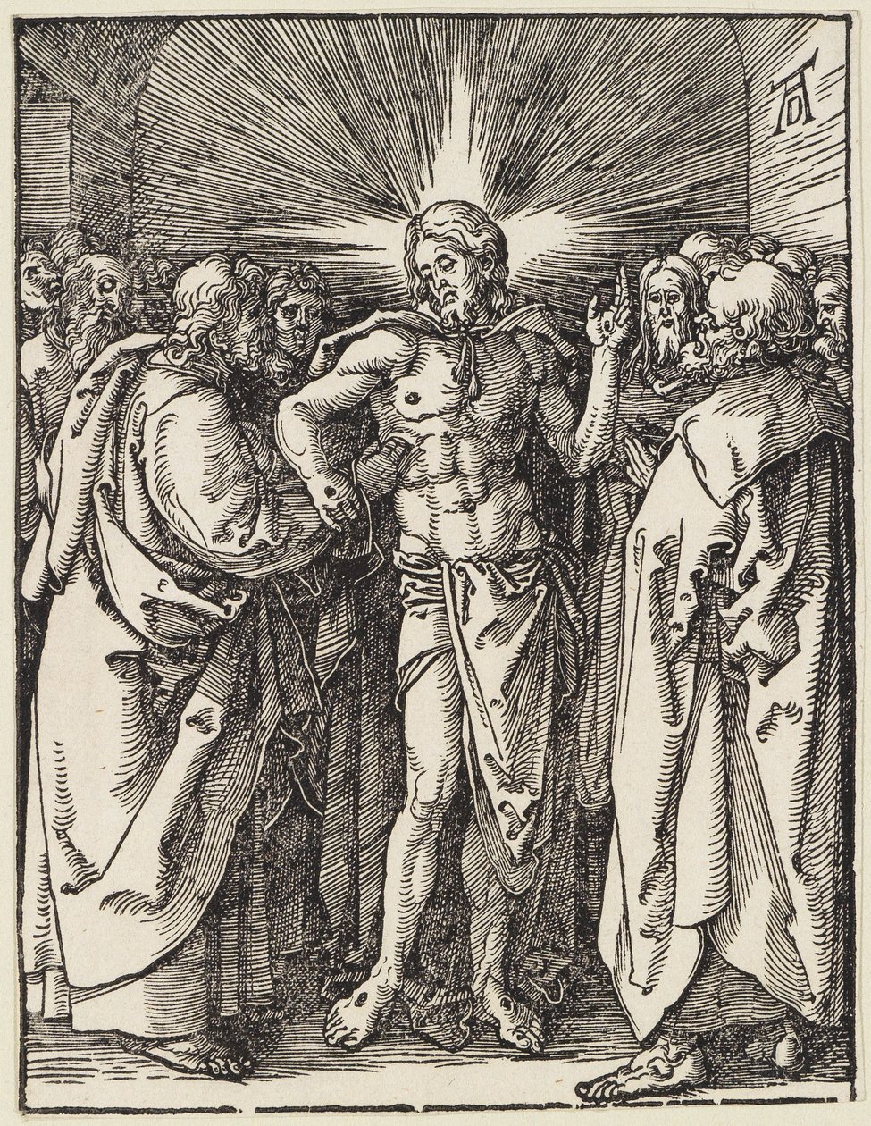 Den tvivlende Thomas af Albrecht Dürer