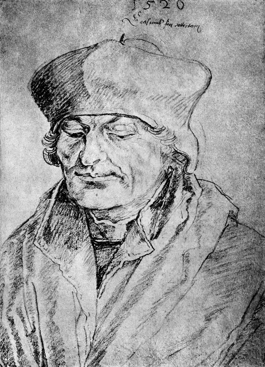 Desiderius Erasmus, 1520, 1936 af Albrecht Dürer