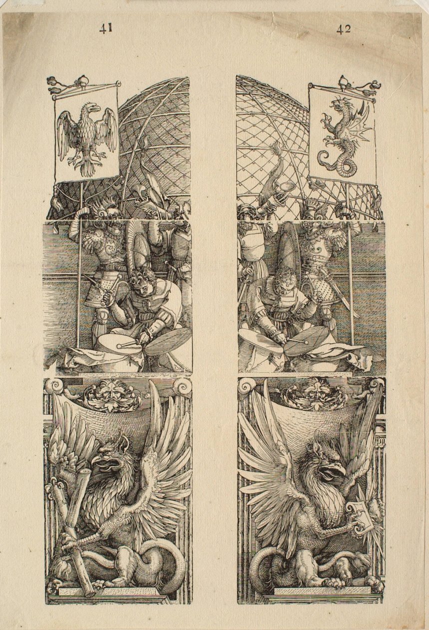 Detalje 41 og 42 af Albrecht Dürer